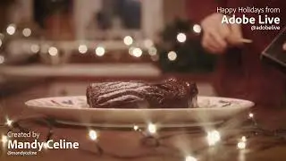 Hand-Baked Yule Log by Mandy Celine