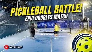 [Vlog #5] Pickleball Battle After Hard Wordking! EPIC DOUBLES MATCH