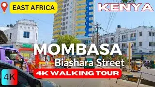 Walk with Us on Biashara Street: 4K Tour of Mombasa's Bustling CBD 🏙️🇰🇪