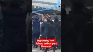 Happening Now: Fubara arrives Port Harcourt #breakingnews #fubara #trending #viral #shorts #fyp
