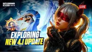 ONLY RUSH !! NEW SEASON 4.1 UPDATE | BANG PLAYS | TELUGU GAMER | IQOO12 | BGMI LIVE