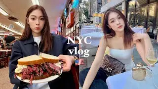 New York City Travel Vlog 🇺🇸 food hunting, citywalk, cafe hopping, exploring the city.