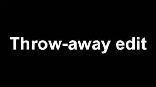 Throw-away, bmx dirt