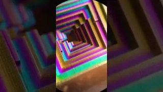 bismuth close-up view. #bismuth #new #viral #beautiful #close #amazing #micro #magnificent #perfect