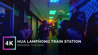 Creative Lights @Hua Lamphong Train Station | Virtual Walking Tour | Bangkok, Thailand