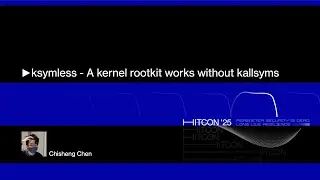 ksymless - A kernel rootkit works without kallsyms