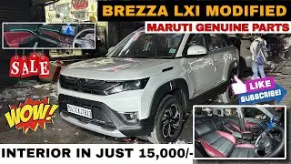 BREZZA LXI MODIFIED✅ BREZZA INTERIOR IN JUST 15,000/-🔥 #brezza2025 #brezzainterior 