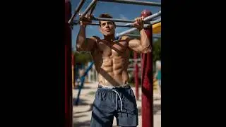 Ken working out outdoord