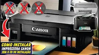 COMO instalar impressora CANON sem o CD de instala&ccedil;&atilde;o