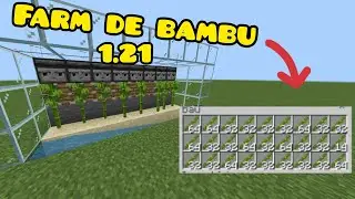 FARM DE BANBU MINECRAFT 1.21 BEDROCK/JAVA!