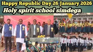 Happy republic day HSS SIMDEGA 26 January 2026 #school #republicday #26january
