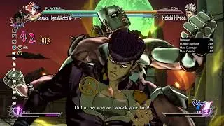 JoJo's ASBR | Josuke 3 Bar Taunt Combo w Jonathan Assist 80%