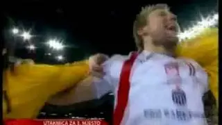 Poland celebrates the Bronze Medal at the Handball WC 2009