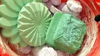 Pastel with Green reform of Gymchalk Asmr Crush|Asmr|Satisfying|Relaxing
