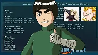 Jump Force Rock Lee Event + Gotenks LEAKED!? HUH!?