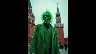 parade on Red Square/парад на Красной плошади #midjourney #horror #scary #joker #halloween