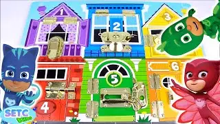 Learn Colors and Numbers with PJ Masks Catboy Owlette and Gekko - SETC Kids