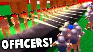 NEW FORTS and OFFICERS units - EPIC BATTLES (Wooden Battles New Update Gameplay)