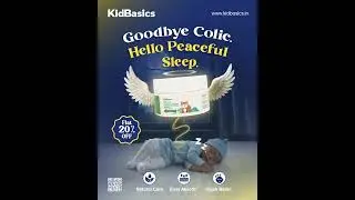 Say goodbye to babies colic, hello to calm sleep | KidBasics - Natural Tummy Balm for Babies. #baby