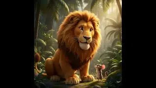 शेर और चूहा | Lion and the Mouse Story in Hindi | AI children stories|