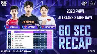60 SEC RECAP - ALLSTARS&nbsp;STAGE&nbsp;DAY&nbsp;1 | 2023 PMWI