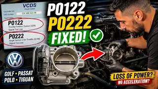 VW Golf Passat - P0122 Throttle Position Sensor G69 - P0222 Angle Sensor 2 for Throttle G188 - Fixed