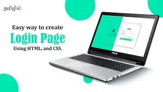 Login Page Design Using HTML and CSS | login page HTML CSS | Tutorial in Tamil | Tamil Programmer