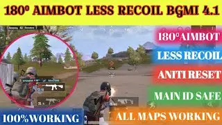 180⁰ AIMBOT BGMI 4.1 AIMBOT ALL GUN LESS RECOIL MAX HEADSHOT FULLY MAIN ID SAFE OBB
