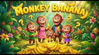 Mama Monkey Song  Bananas Bananas Bananas!  Family Monkey Dance  Rhyme Haven Kids Songs
