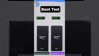 Samsung S22 Ultra vs S21 Ultra Power on Test #shorts #asmr