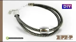 Zipper brancelet DIY