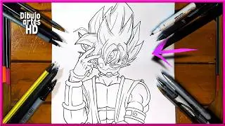 Cómo dibujar a Goku black