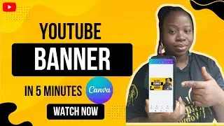 How to Create a YouTube Banner in Canva in 5mins | Tutorial for Beginners 2025
