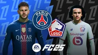 Paris Saint-Germain - LOSC Lille | Ligue 1 McDonald's™ (FC 25 Realistic Prediction)