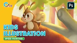 [KID'S ILLUSTRATION]  The Wolf and The Squirrel | Release