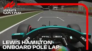 Lewis Hamilton: The First Poleman of Lusail | 2021 Qatar Grand Prix | #assettocorsa