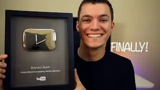 Silver YouTube PLAY BUTTON Unboxing + Reaction!