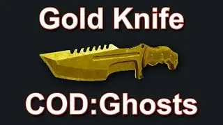Call of Duty Ghosts - Gold Knife - A Closer Look
