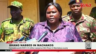 Cannabis worth KSH 3.5 million seized at Athi River in Machakos county
