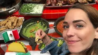 Probando TODOS los TIPOS DE TACOS | Mexican street food MUKBANG | GLADYS SEARA
