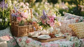 Smooth Jazz Music for a Relaxing Morning Coffee & Beautiful Spring Garden Ambience