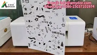 Mesin Setem Kerajang Panas Digital Pelekat Pelekat Diri Kertas Jemputan 360D