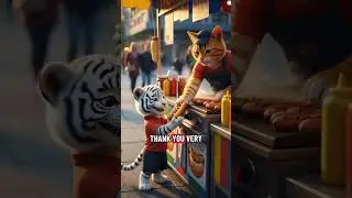 El tigre de la Marina su pequeno pero ella lo bot 😱😭