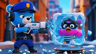 Canción Infantil: Animales Policías vs Ladrones🎶 ABC Animales para Niños en Español EP 5