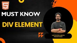 Learn Div Element in HTML |  HTML Tutorial in Hindi #12