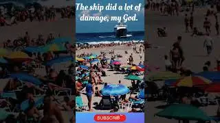 The ship did a lot of damage my God#NatureUnleashed #RussiaTsunami #Tsunami2025 #ship