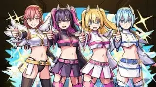 Collab Monster Strike X 2.5 Dimensional Seduction - vs Liliel, Miriella, Nokiel et Ariel