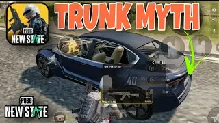 Trunk Myth 😱 Pubg New State - #shorts