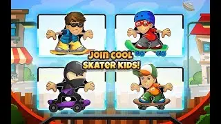 Skater Boys Skateboard Racing Games / Tiny Lab / For Children / Android Gameplay | Fun Kids Games