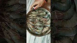 Easy Prawn Cutting ✂️ With Scissors ✨ #shorts #cuttingskills